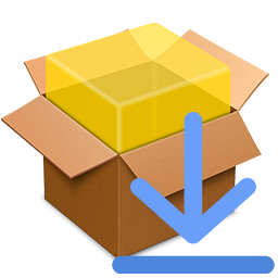 Image with download link